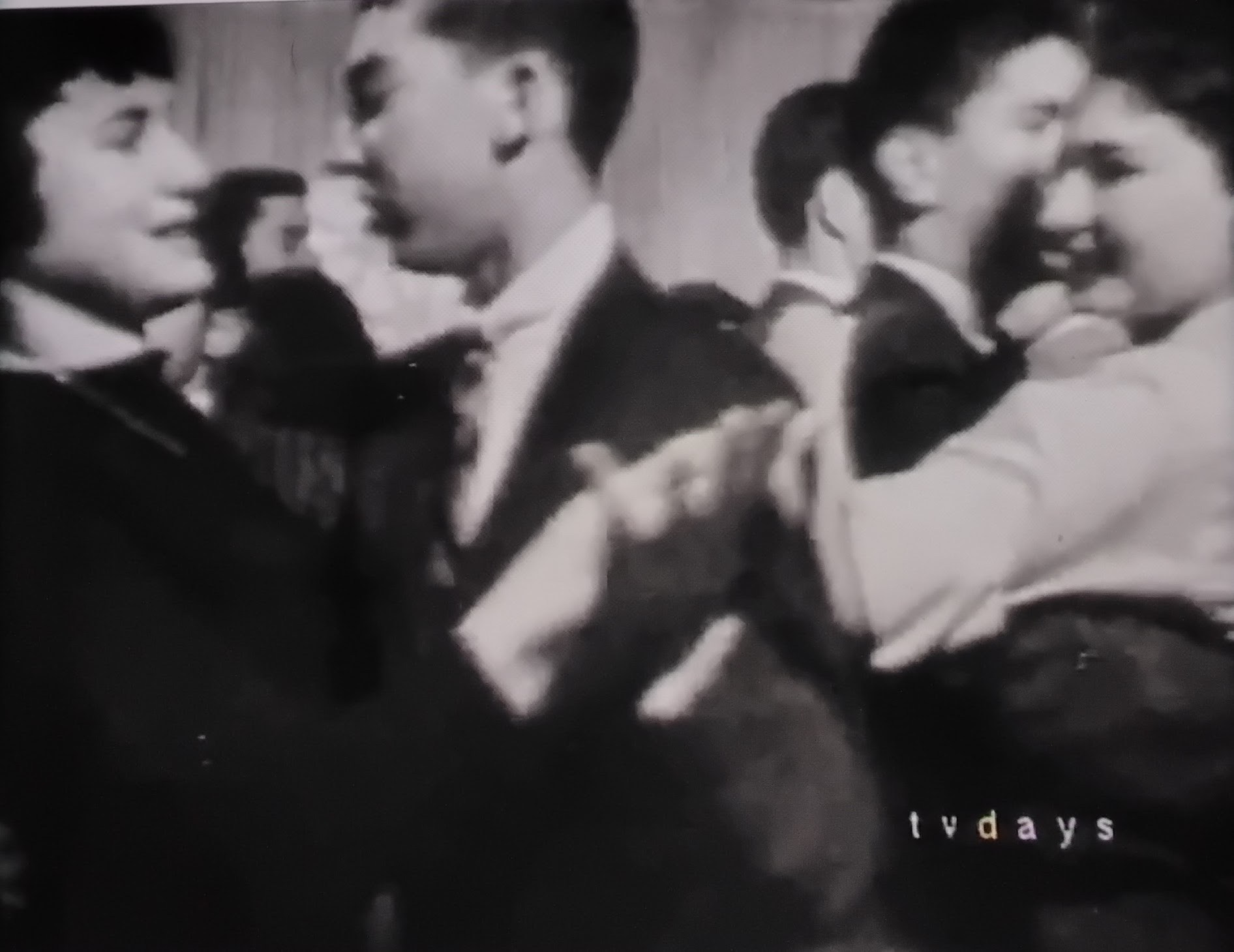 In 1958, teens danced on TV in New York City.