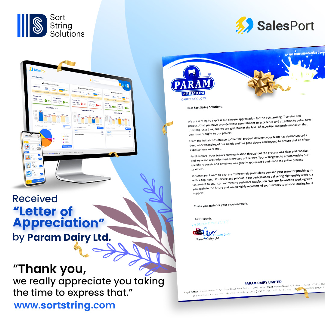 Sort - We are thrilled to share that we have received a Letter of ...