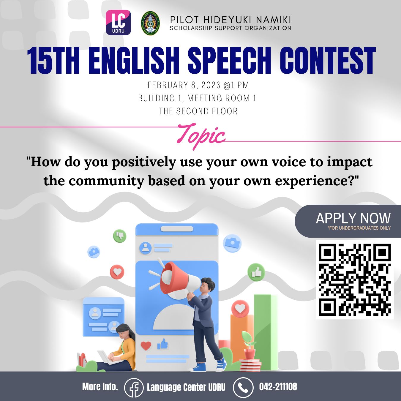 Hi, our beloved UDRU students. LC... - Language Center UDRU