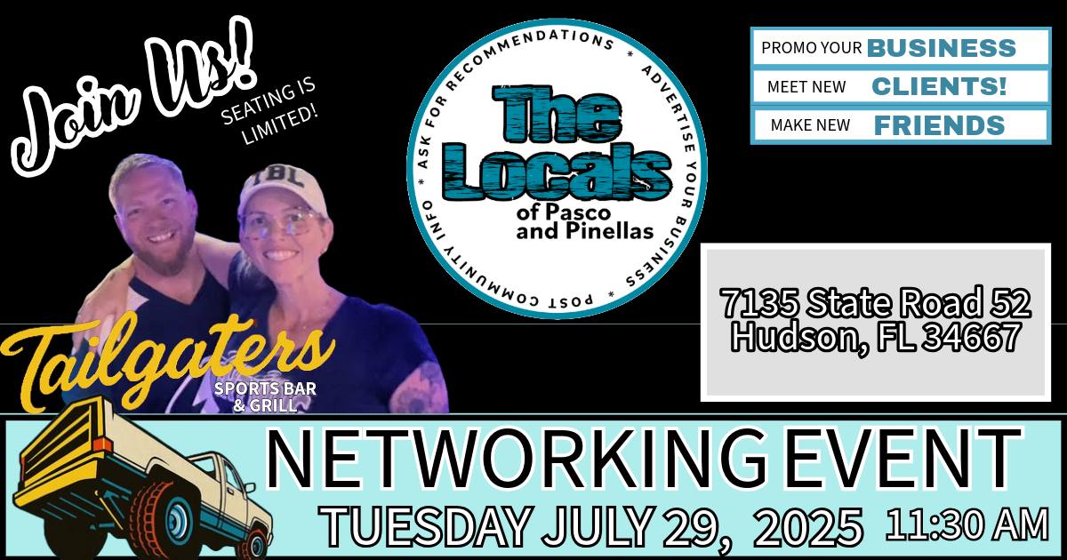 The Locals of Pasco & Pinellas Monthly Meet up. Guest Speakers Spectrum ...