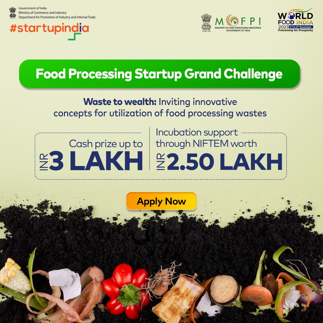 Startup - The Ministry of Food Processing Industries, in partnership ...