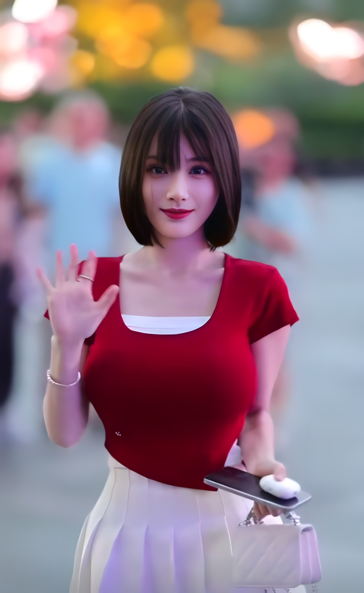 浅浅 - Waving through the weekend with a smile and good vibes 💫 ️ #浅浅 ...