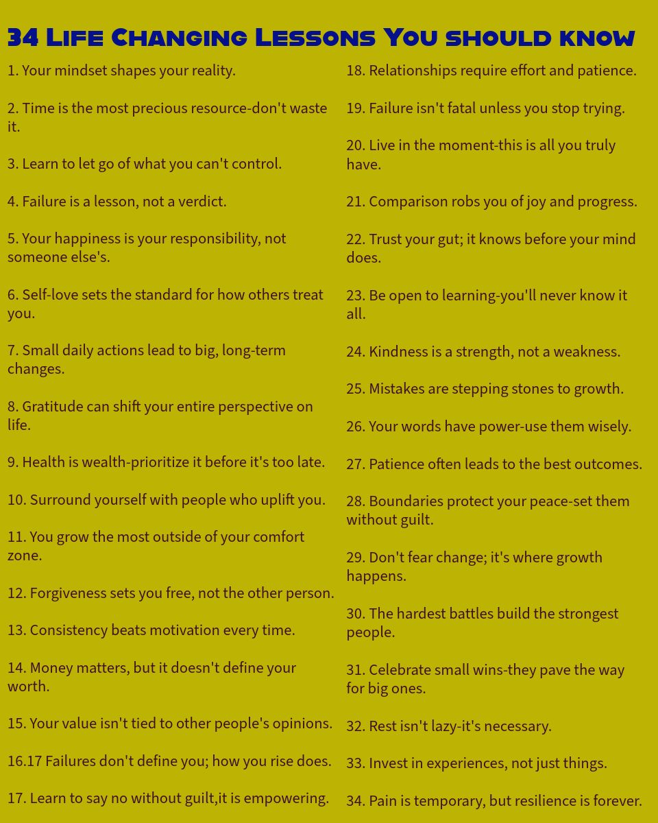 Nikz - Life changing lessons you should know | Facebook