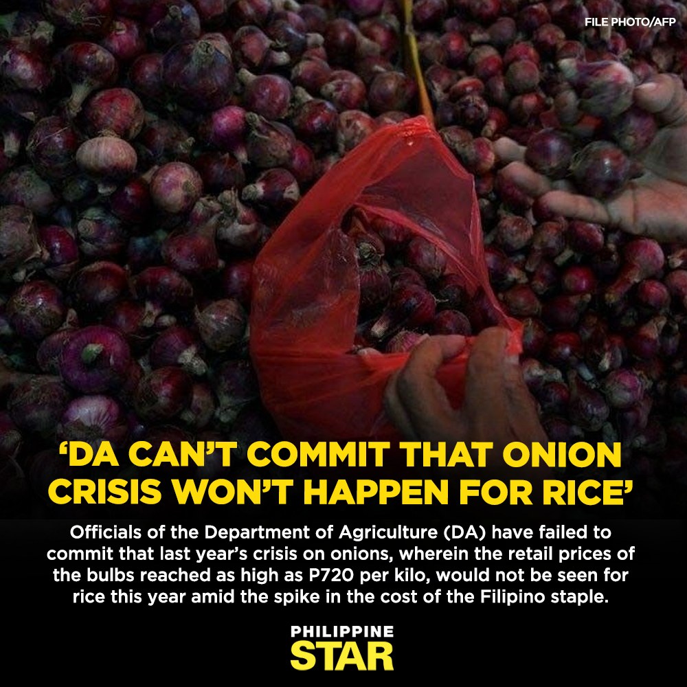 Philippine Star - Data from the DA showed that retail...