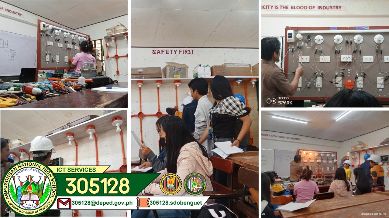 DepEd - TLE-ICT-CSS 9 students join the TLE-IA-EIM 9 class to be ...