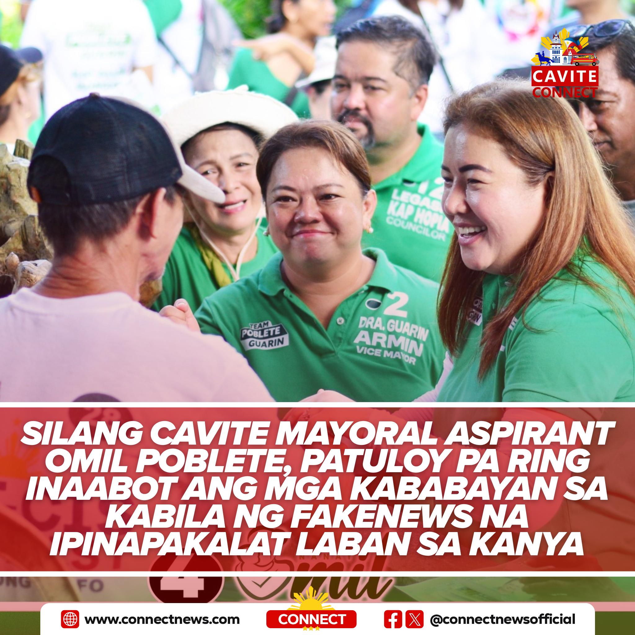 CAVITE - SILANG CAVITE MAYORAL ASPIRANT OMIL POBLETE, PATULOY PA RING ...
