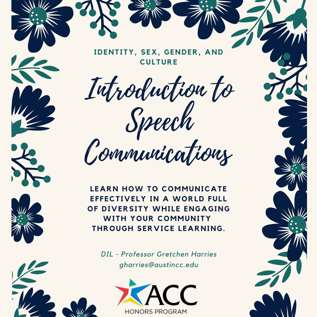 Register for SPCH 1311 – Introduction... - ACC Honors Program | Facebook