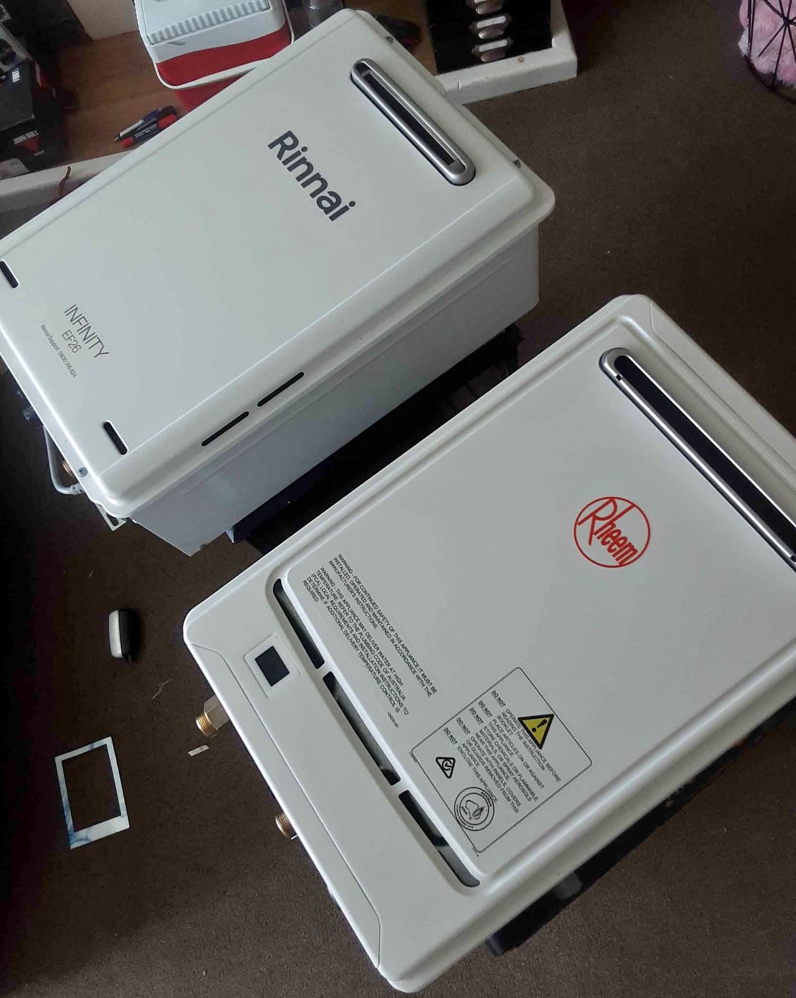 [RINNAI INFINITY EF-26] & [RHEEM 26L CALIFONT] - Air Conditioners ...