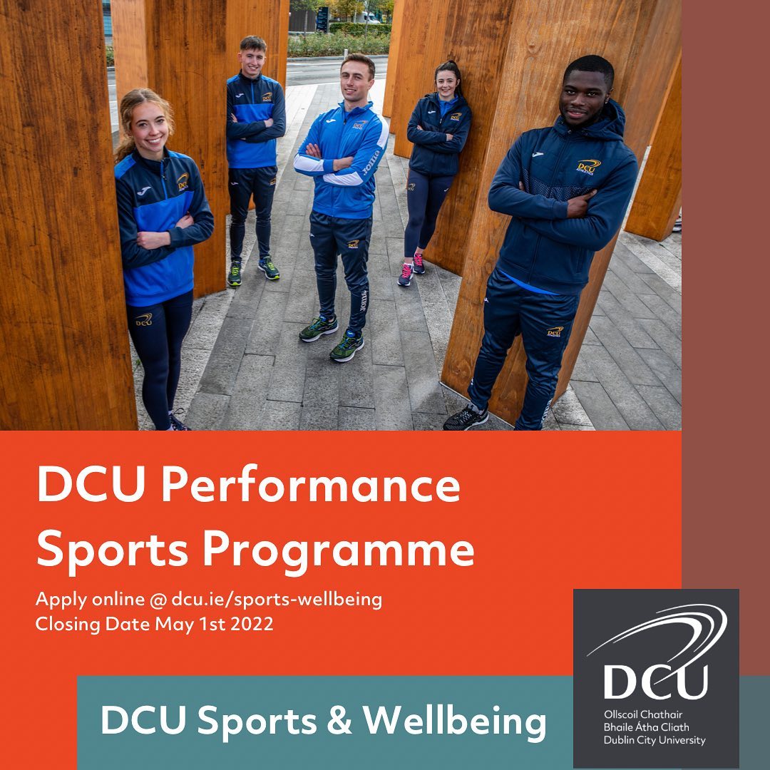 DCU - The DCU Performance Sports Programme for 2022/23 is now OPEN for ...
