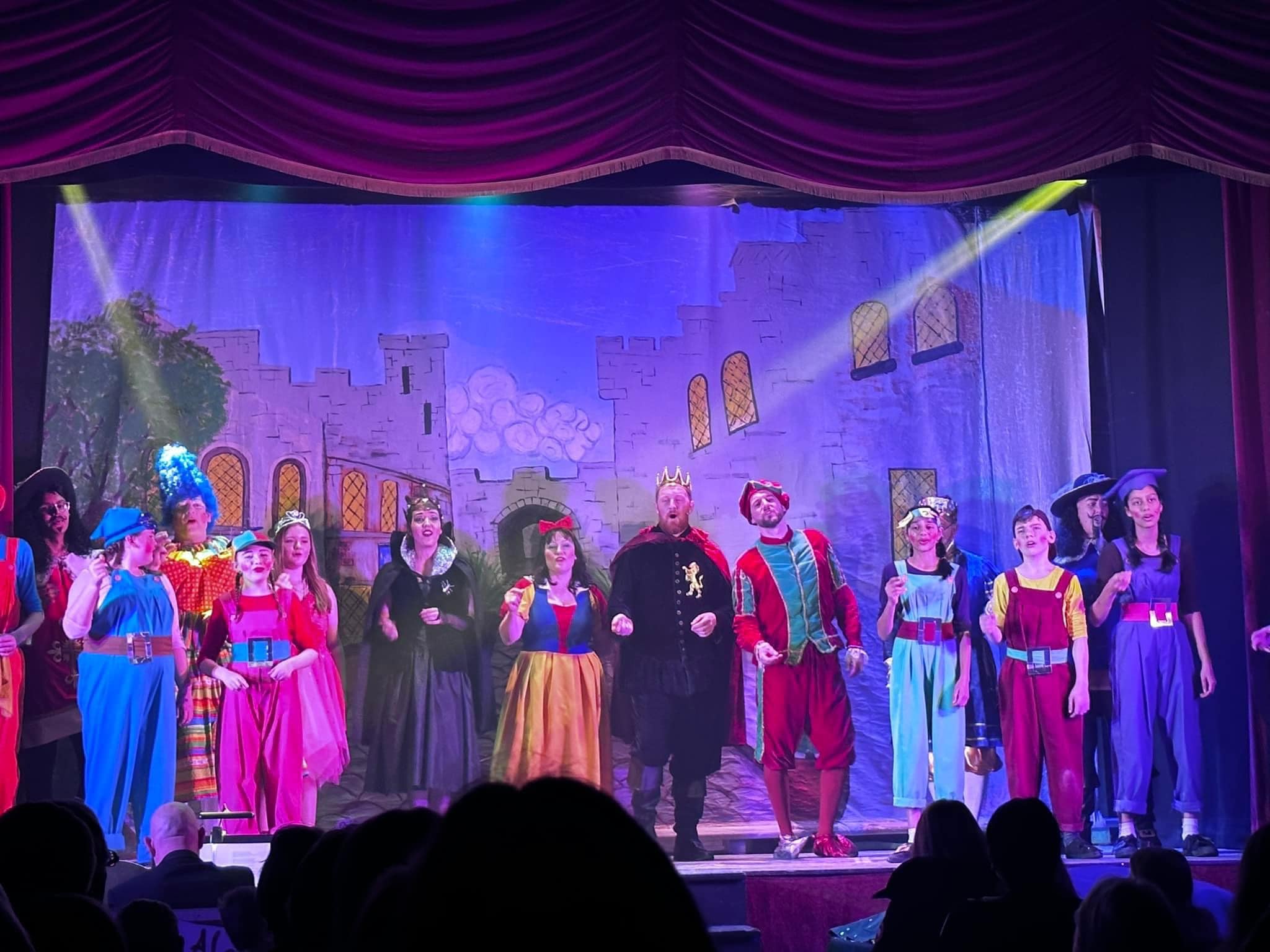 The cast and crew of Snow... - Ripponden Pantomime Company
