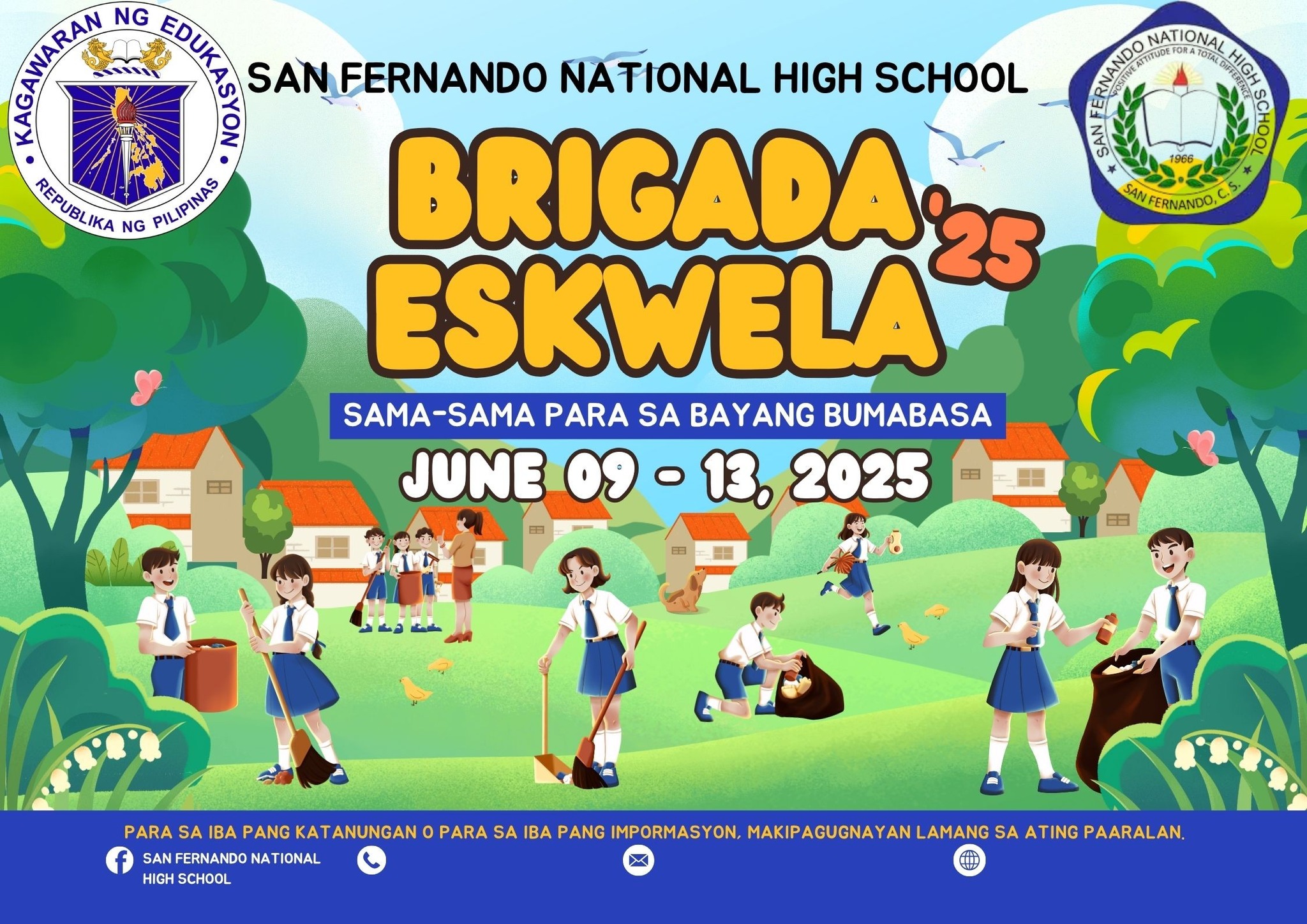 SEHS Brigada Eskwela - Makiisa. Makibahagi. Maki-Brigada Eskwela na ...