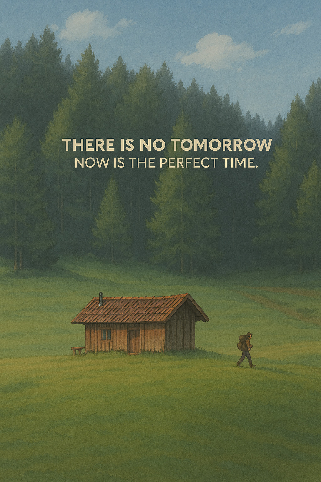 There is no tomorrow. Now is the perfect time.
