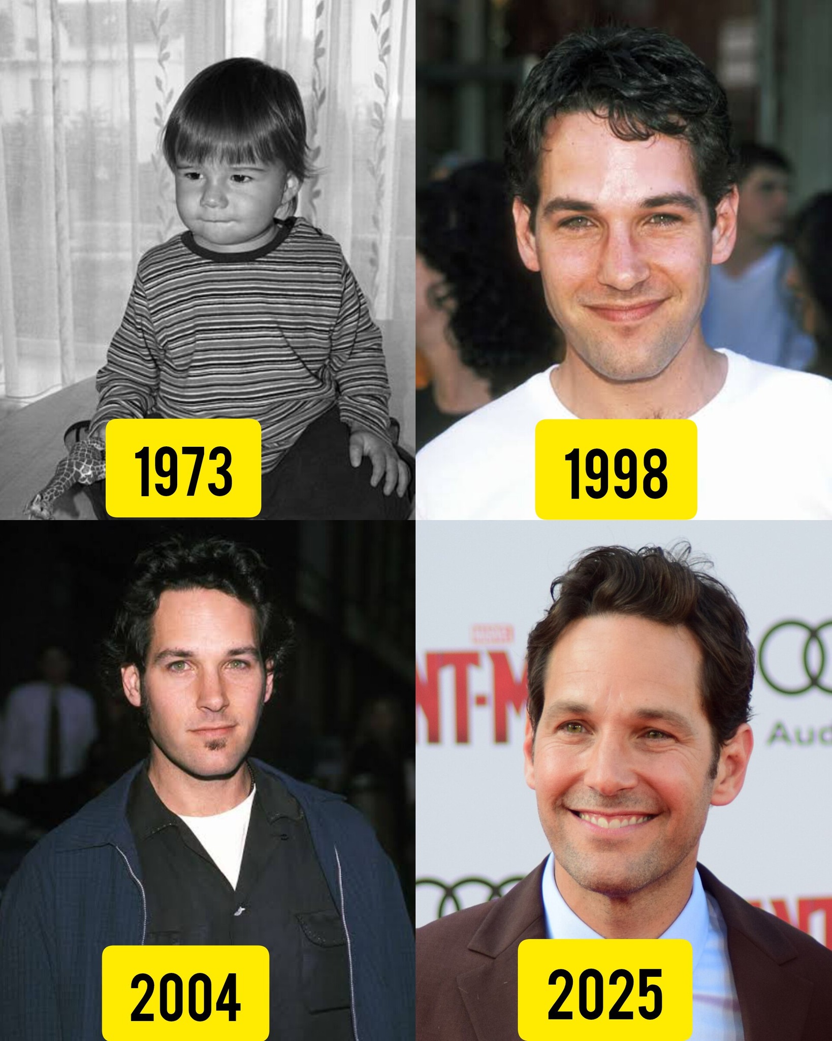 Paul Stephen Rudd was born in... - 60s to 90s rock music | Facebook