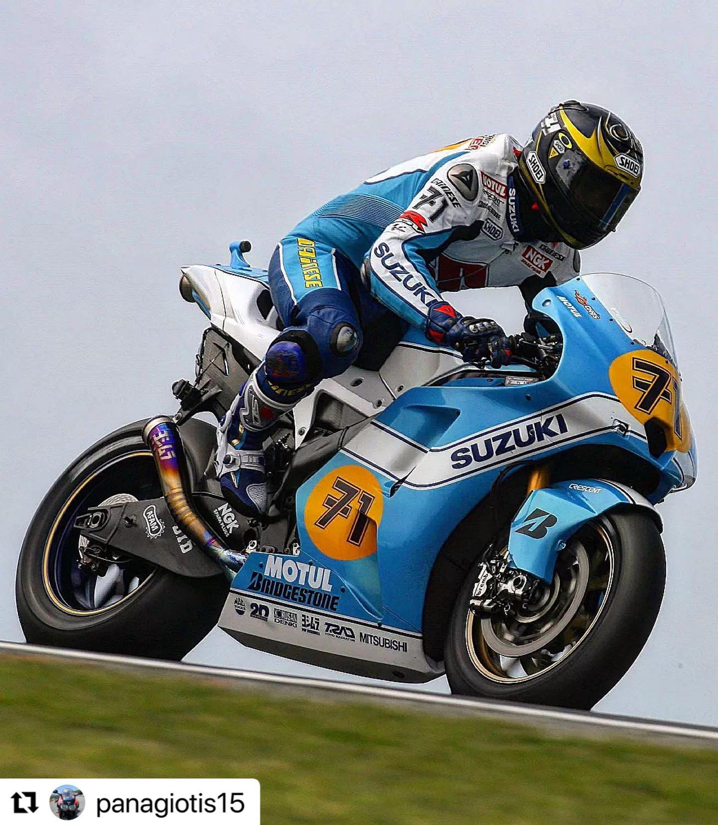 Best Suzuki MotoGP (not GP500) paint scheme ever?