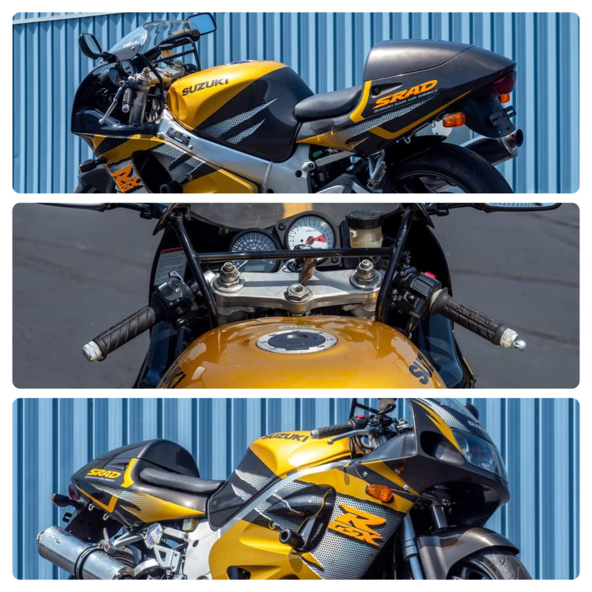 1996 ZX7R and GSXR750 comparison