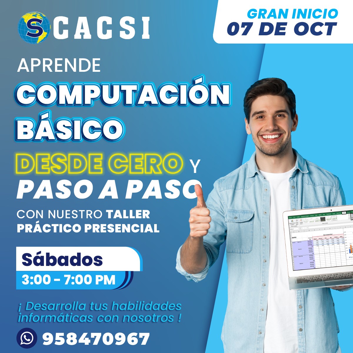 CACSI Perú - 🖥️¡Aprende Computación Básica desde cero con...