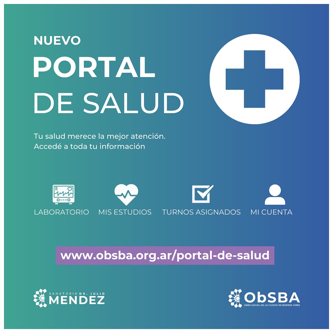 ObSBA - ¡Nuevo Portal de Salud del Afiliado/a! 🏥 ¿Qué hay... | Facebook