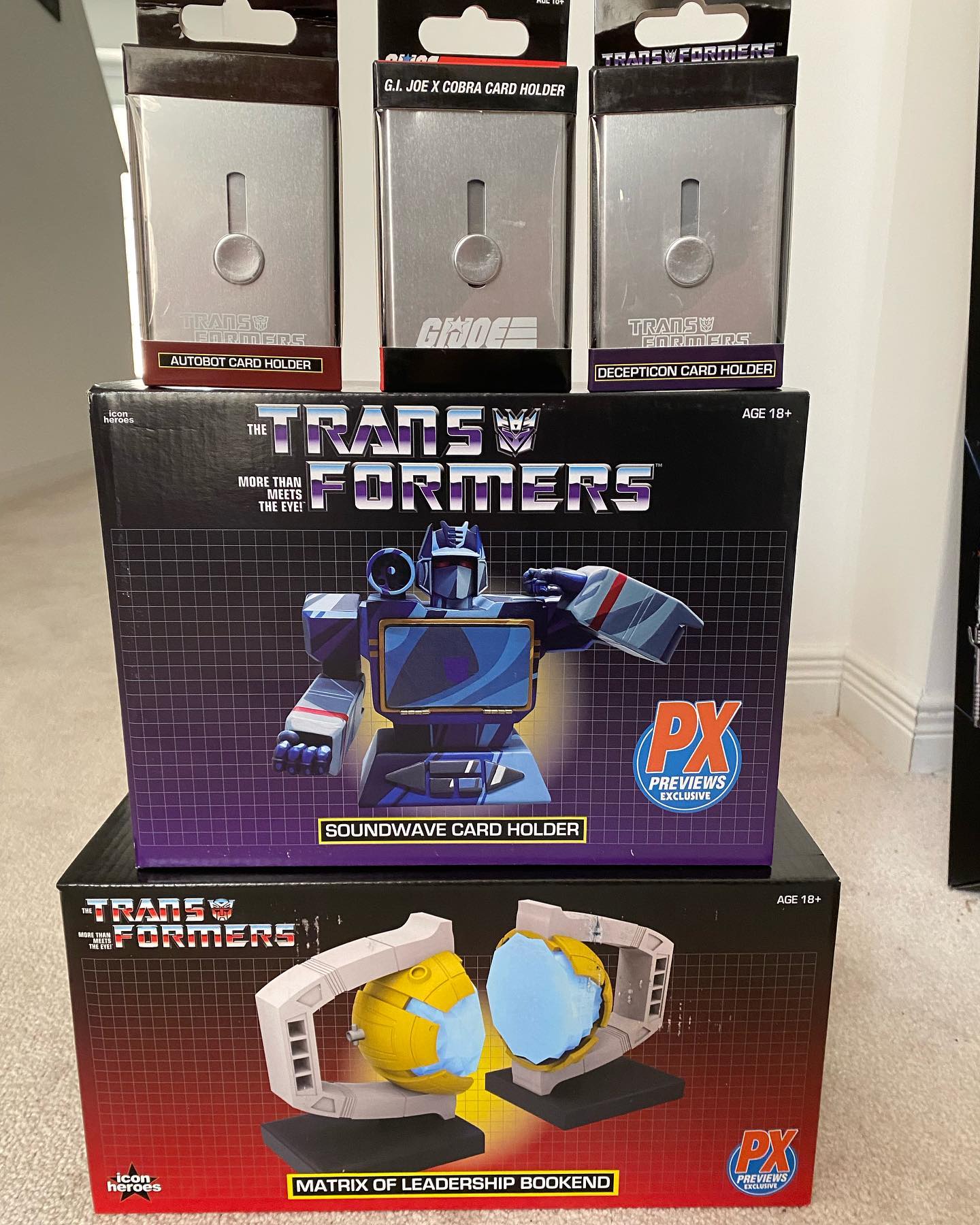 Check@out these really cool new Transformers items. Matrix of