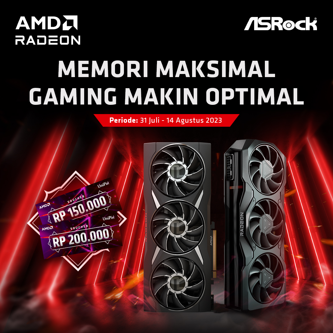ASRock - Promo AMD Radeon™ RX hadir kembali! Momen tepat...