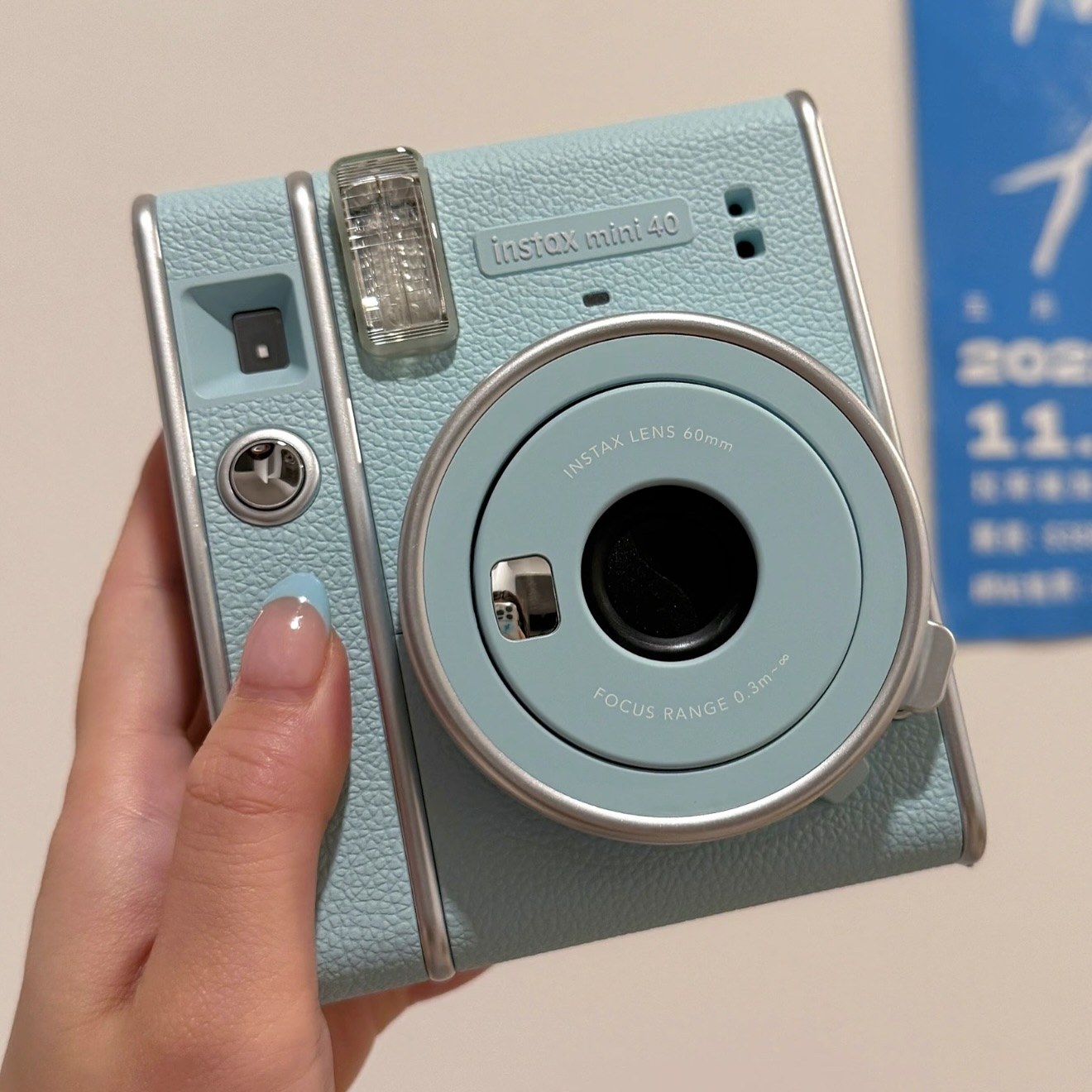 ✨美國限定Instax Mini 40✨ 超級靚Tiffany Blue即影即有相機? 色靚 