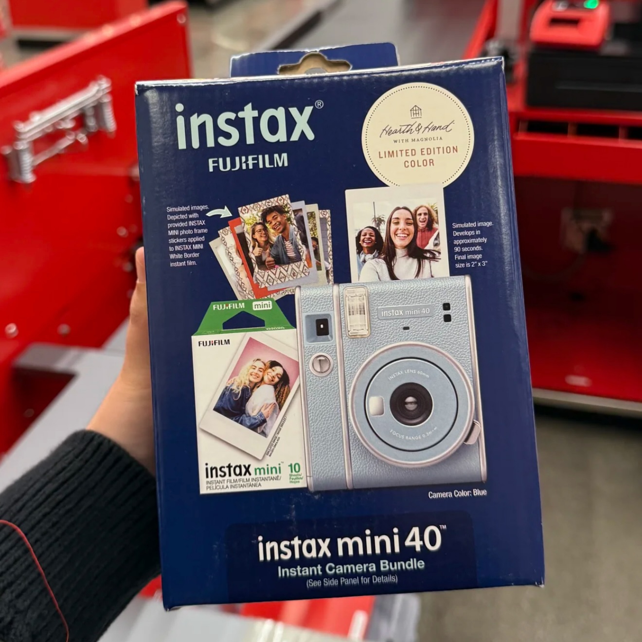 ✨美國限定Instax Mini 40✨ 超級靚Tiffany Blue即影即有相機? 色靚 