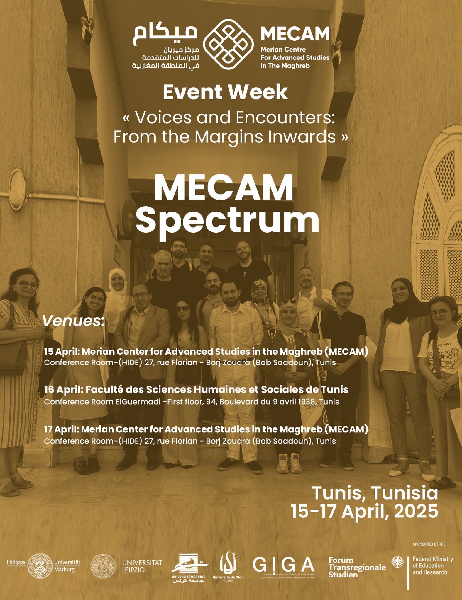 📣 #MECAMSpectrum 📣 MECAM SPECTRUM Event week: 📌Le MECAM - Merian Centre ...
