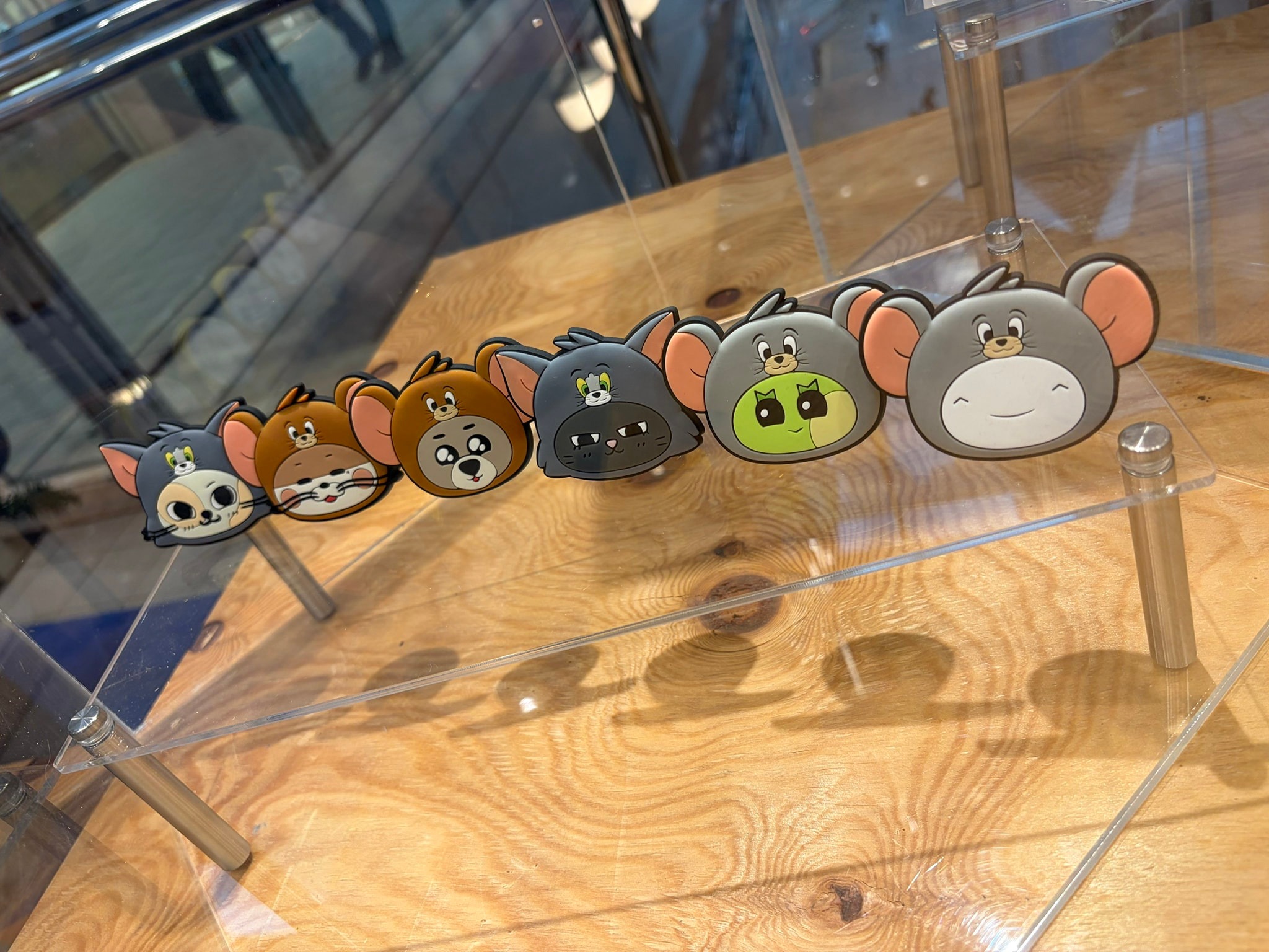 bbnexdo and tom&jerry collab merch is currently display in one of
