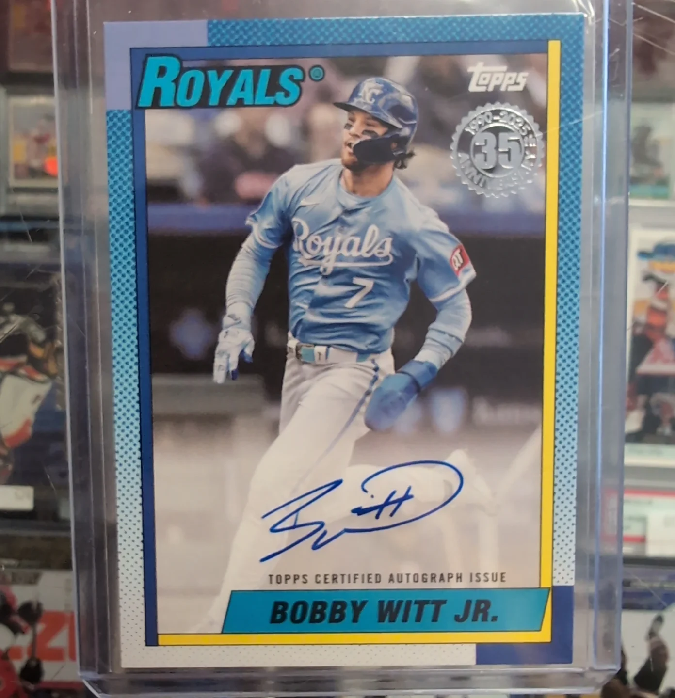 2025 Topps 35th Anniversary Bobby Witt Jr Auto!!!