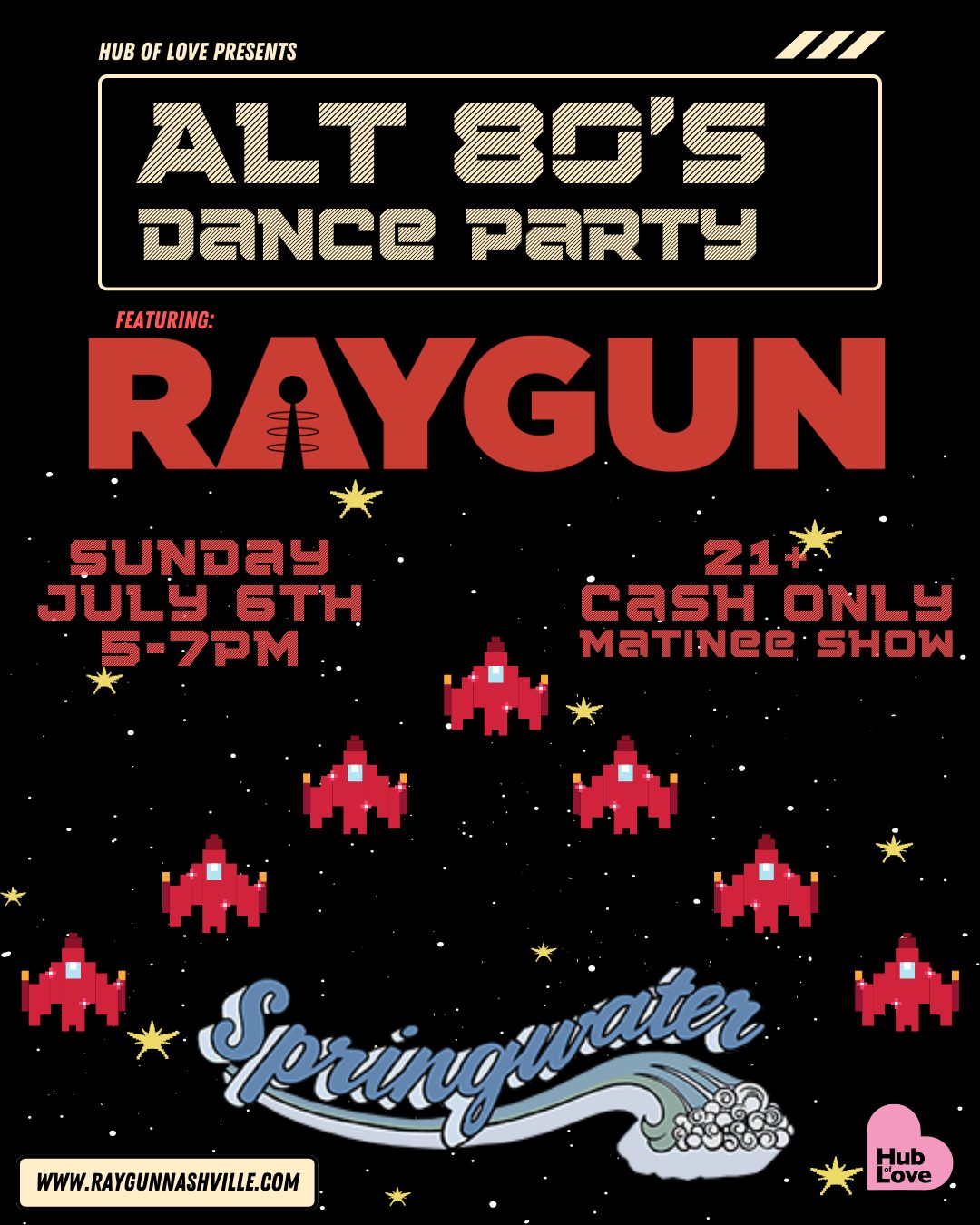 Alt 80's Dance Party at the legendary Springwater Supper club and Lounge