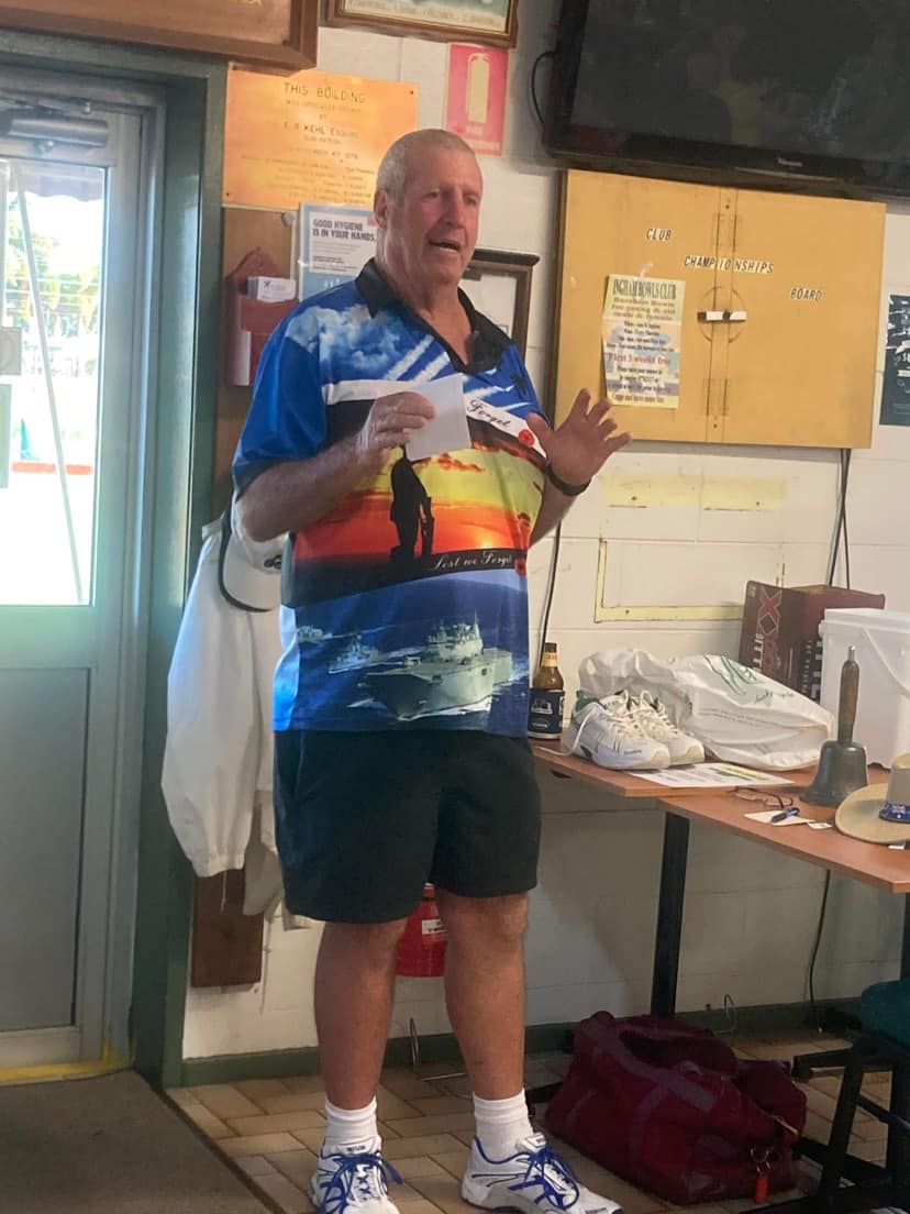 Ingham - President Frank Pallanza doing presentation speech. | Facebook