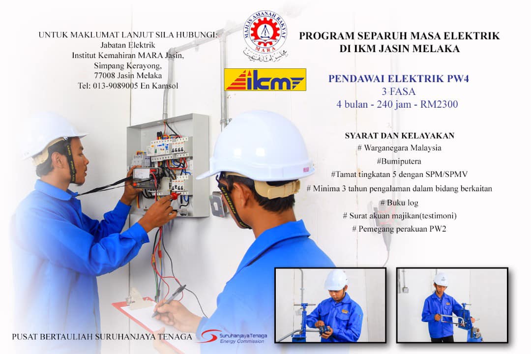 Program Separuh Masa Elektrik IKM Jasin | Kampong Jasin
