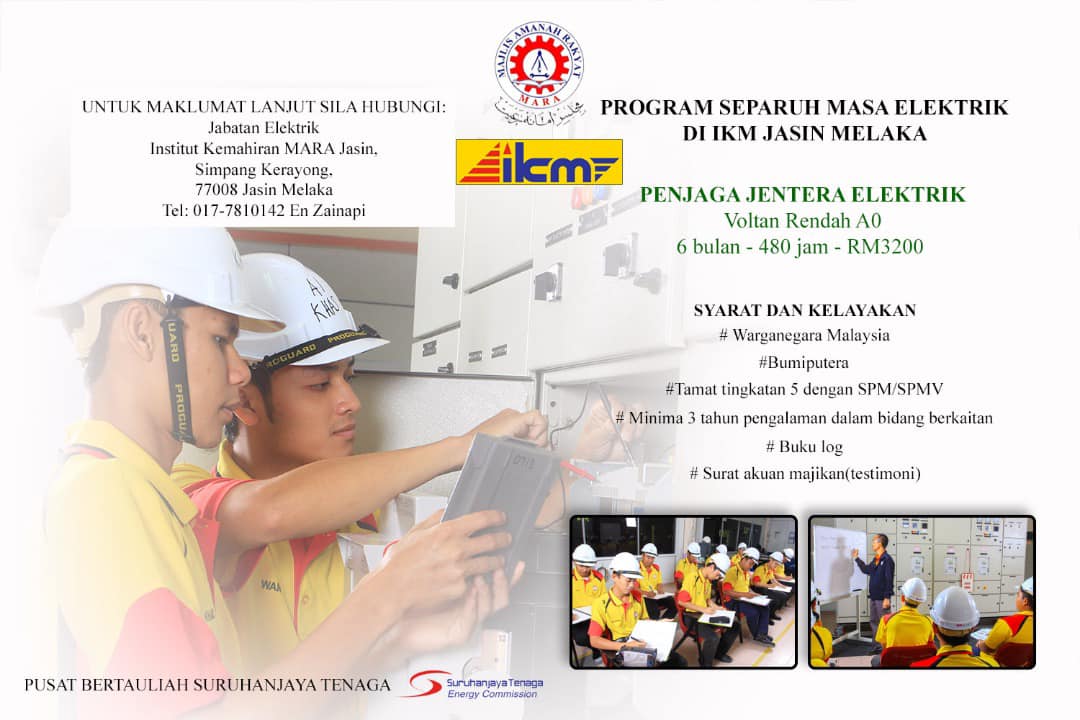 Program Separuh Masa Elektrik IKM Jasin | Kampong Jasin