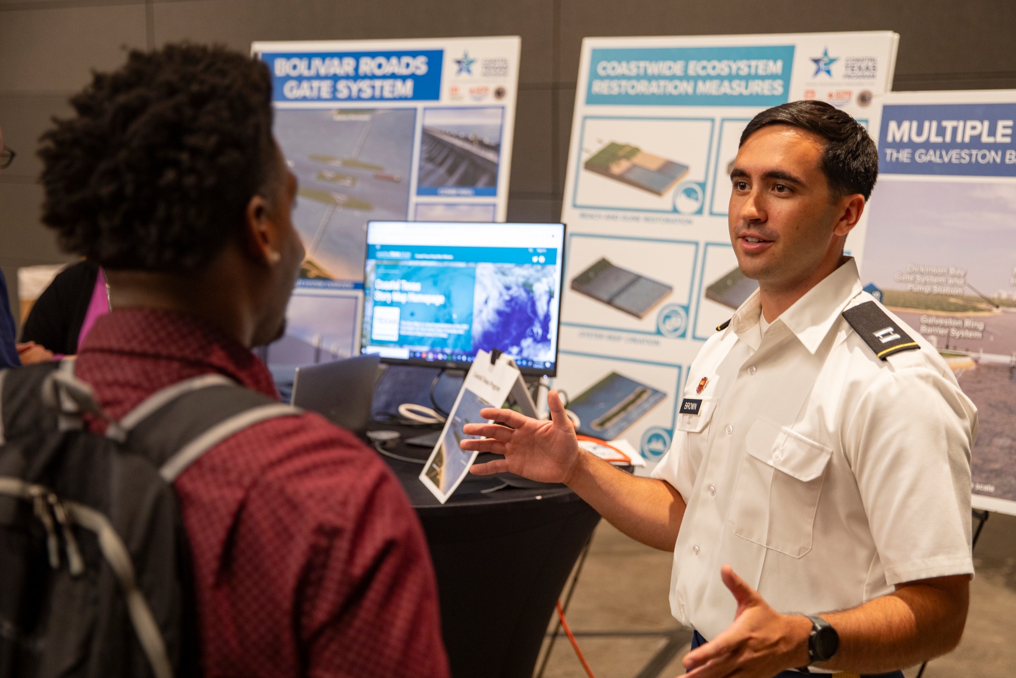 Galveston - Capt. Aaron Brown, Military Officer for the Mega Projects ...