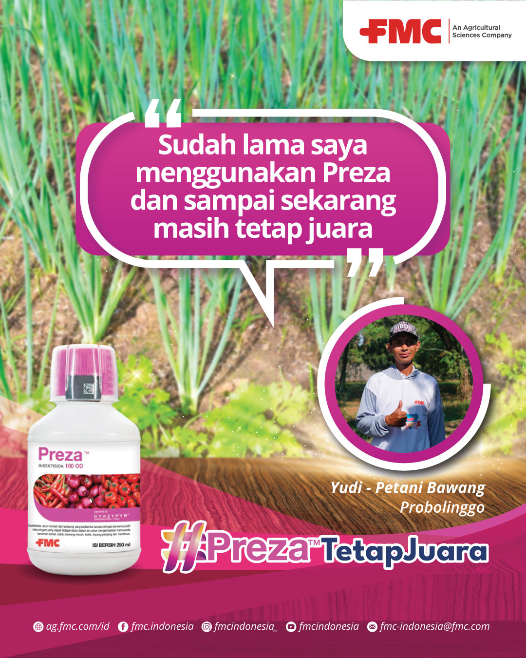 FMC Indonesia - Sobat Jempolan, sudah coba pakai Preza™...