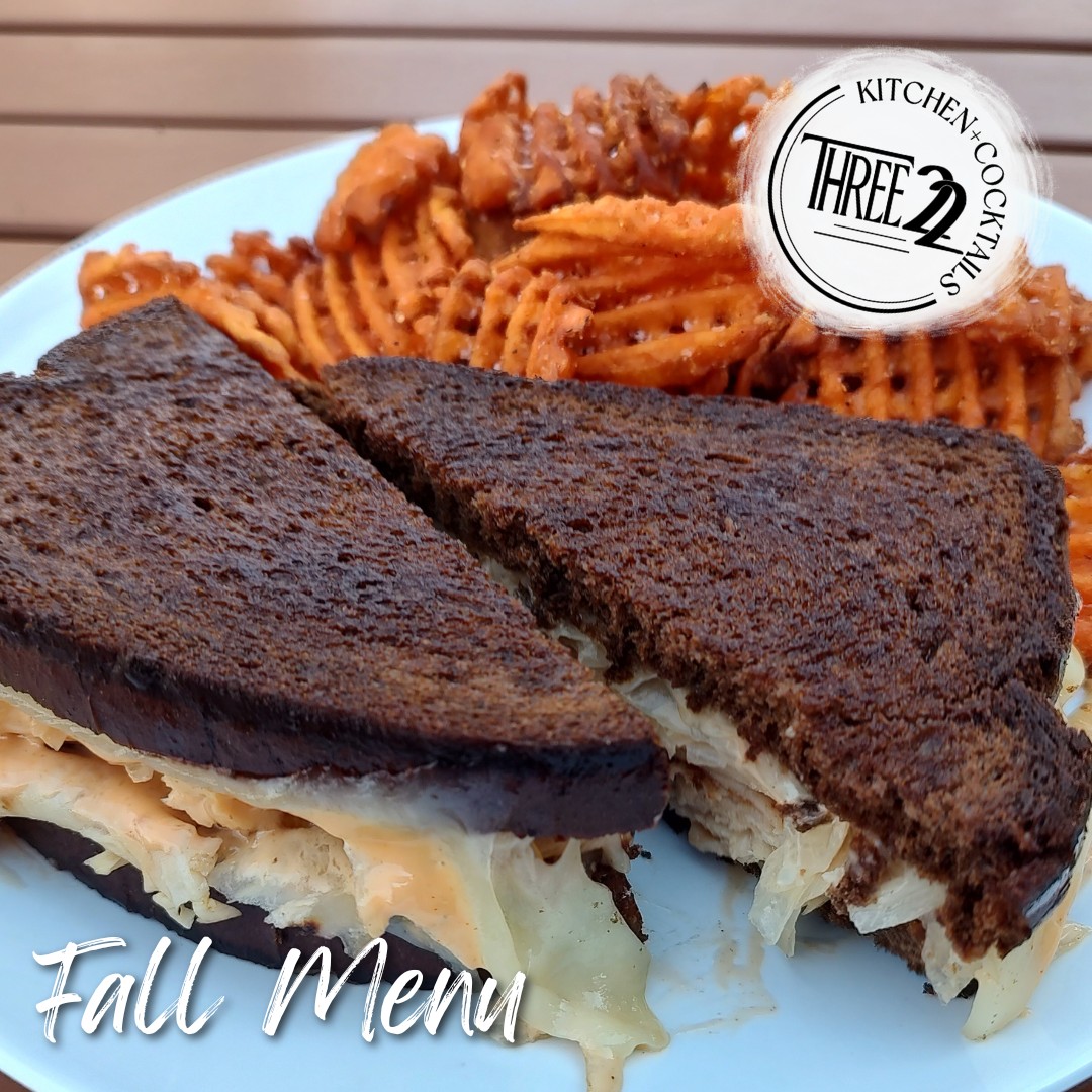 Three22 - 🍁FALL MENU SPOTLIGHT🍁 ~The Rachel Sandwich~ Toasted dark rye ...