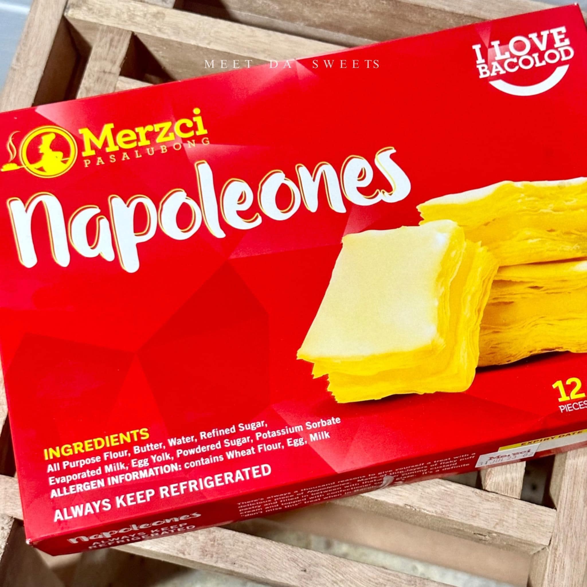 Meet Da Sweets - MERZCI NAPOLEONES— Box of 12 | P380... | Facebook