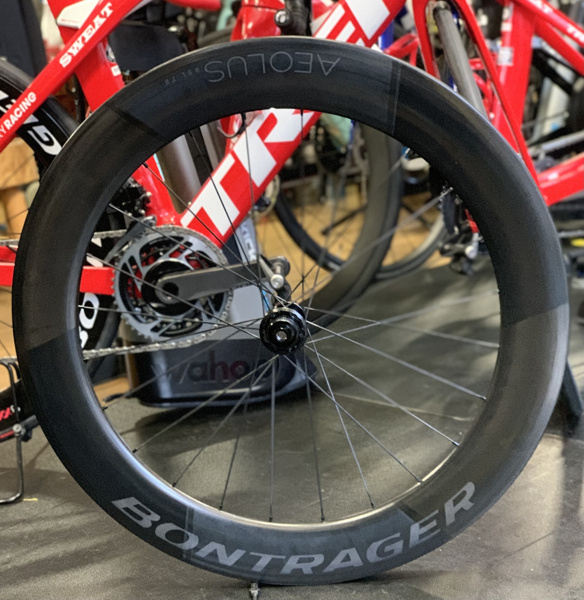 スポーツスウェット - Bontrager Aeolus RSL 75 TLR Disc Road Wheel 