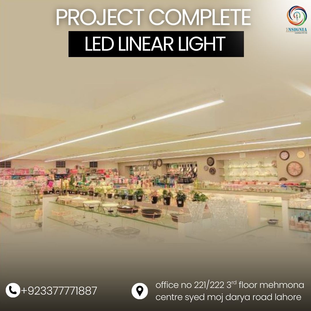 Insignia - Project Completed 200 LED Linear Lights Installed in ...