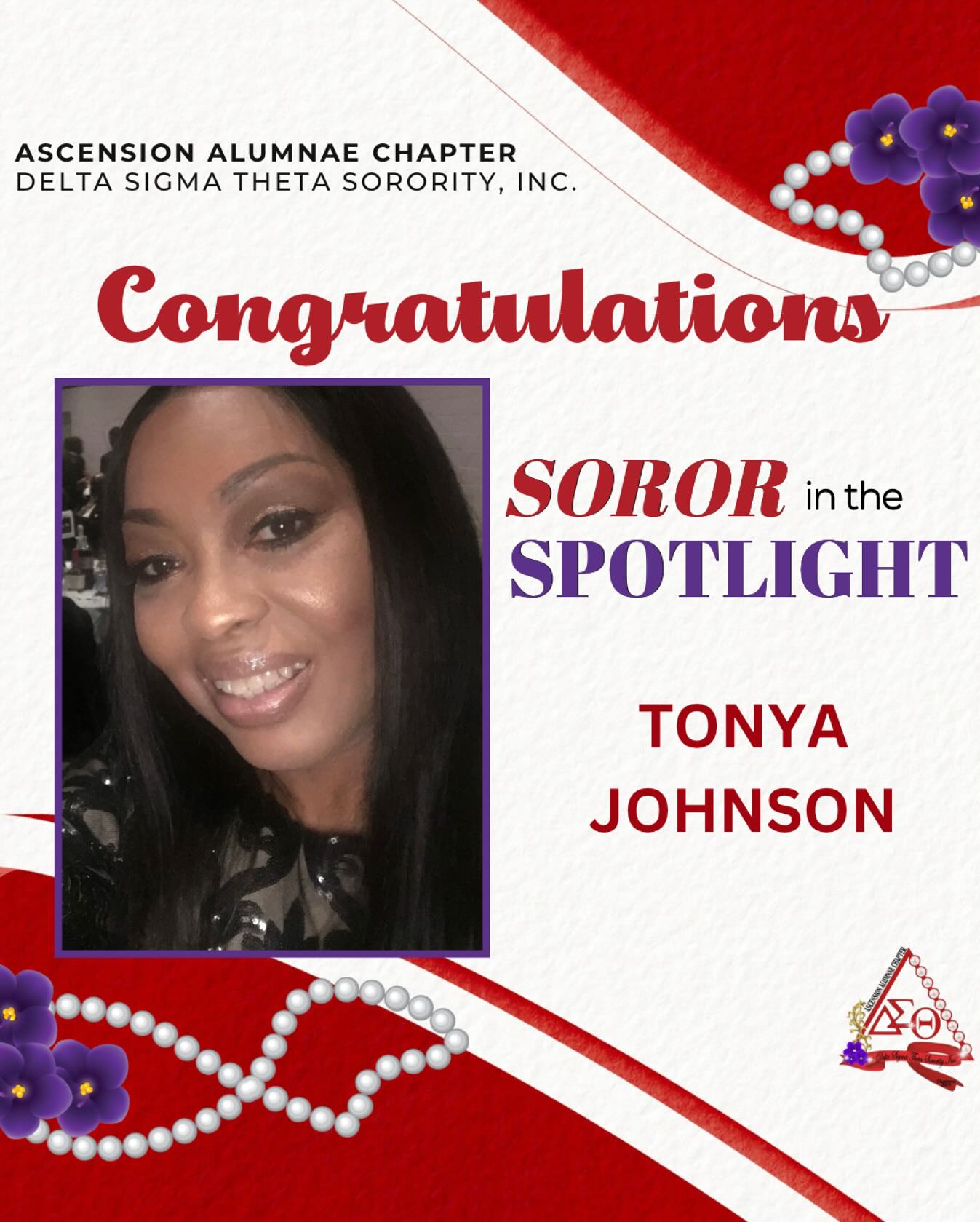 Ascension - Congratulations to our April 2025 Soror in the Spotlight ...