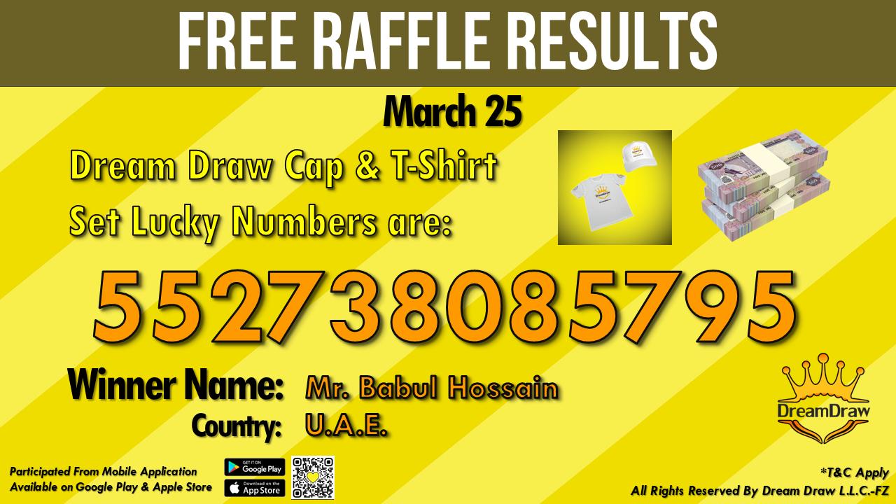 Dream Draw - 👏 Congratulations to Mr. Babul Hossain, who participated ...