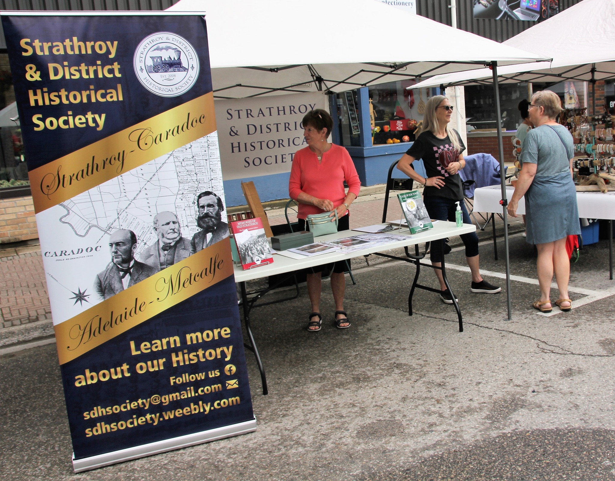 Strathroy - SDHS Stand, June 24, 2023 - A new feature this year is the ...
