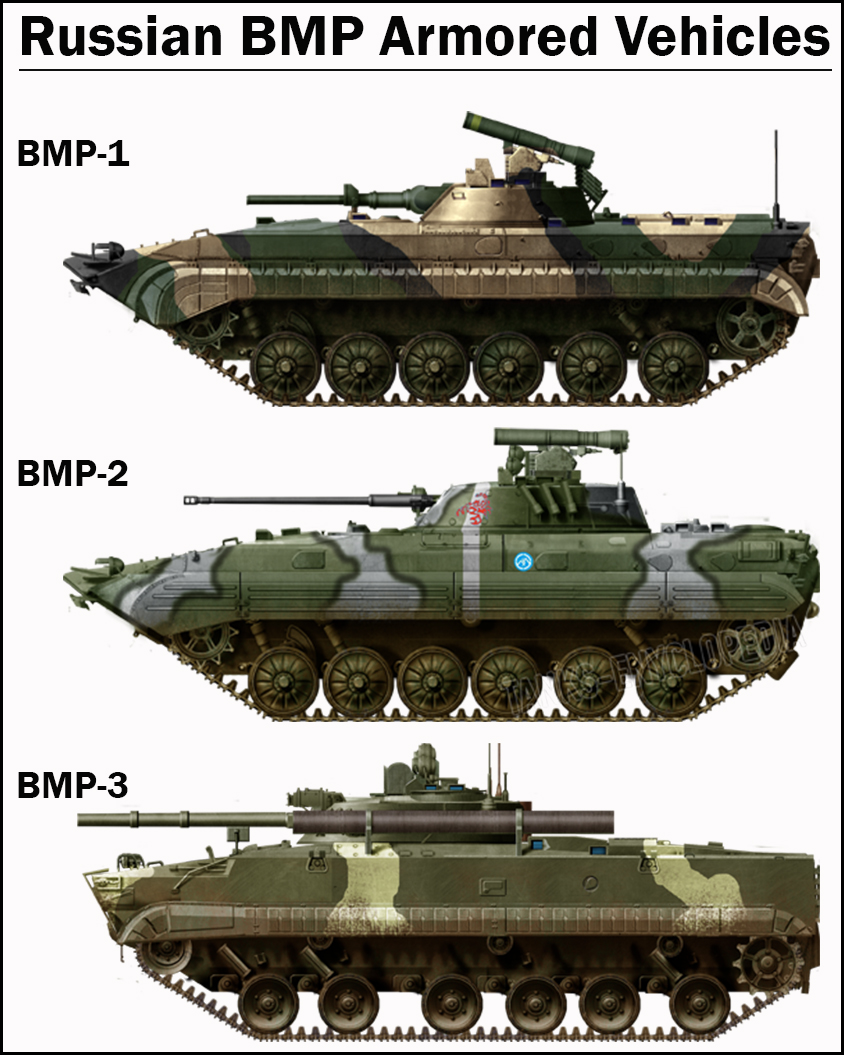 Veicolo Da Combattimento Di Fanteria Russo BMP-2 Durante La Parata