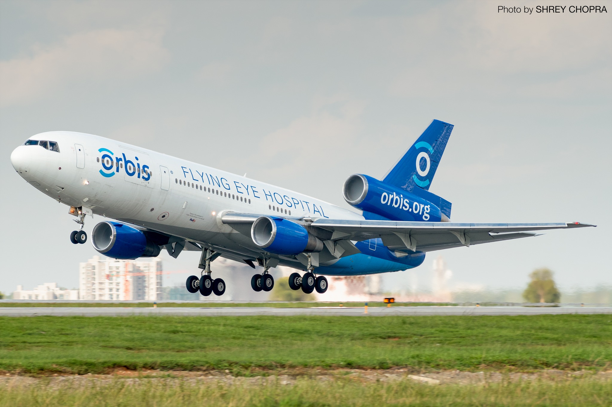 Orbis Flying Eye Hospital lands in Bangalore, India