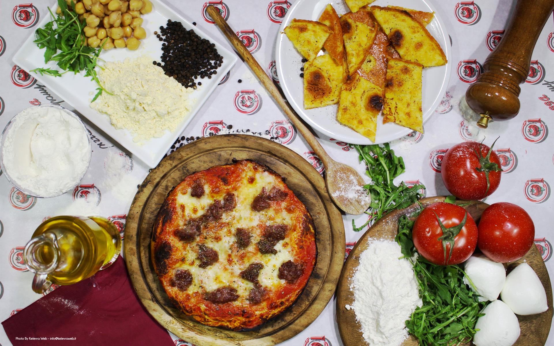 SALSA ROSSA pizza al padellino