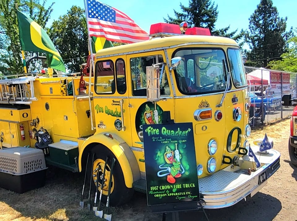 Oregon Ducks Fire Quacker
