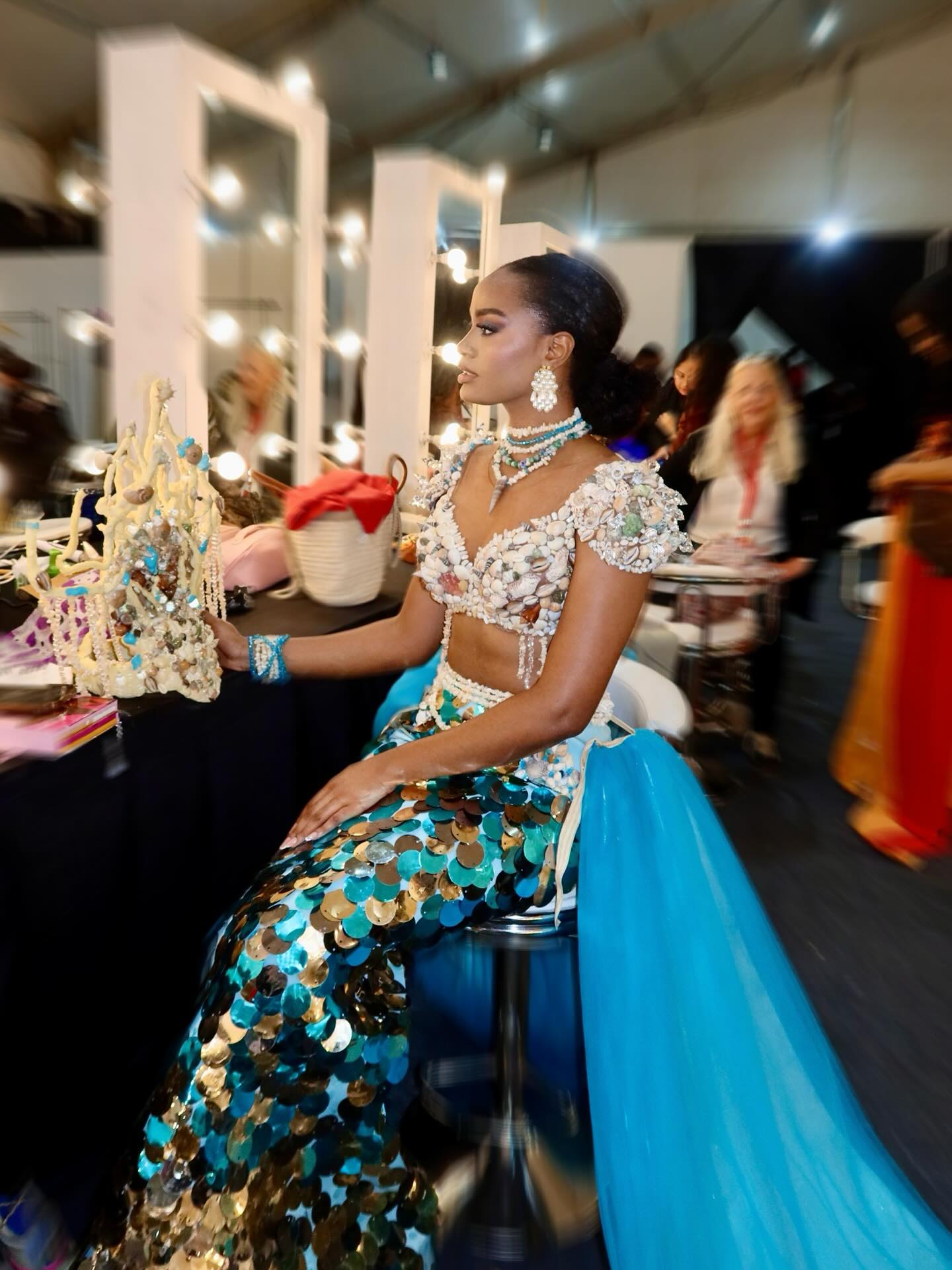 Miss Cameroun 2023... - Miss Cameroun 2023 Princesse Issie
