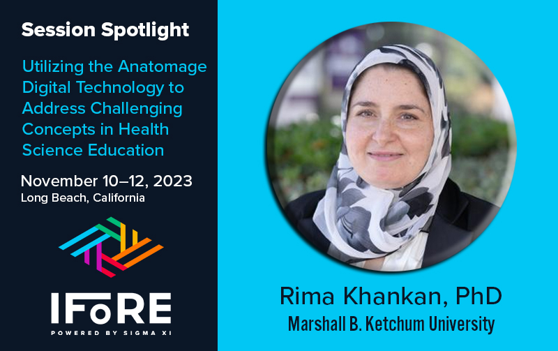 Sigma - #SpeakerSpotlight — On Saturday at #IFoRE23, Dr. Rima Khankan ...