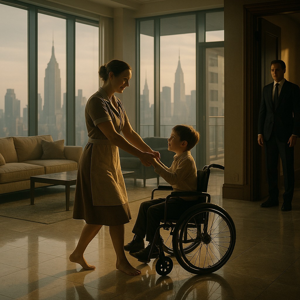 Curated visual reference: Penthouse Housekeepers Reference: Video When A Wealthy Father Discovered His Housekeeper Waltzing