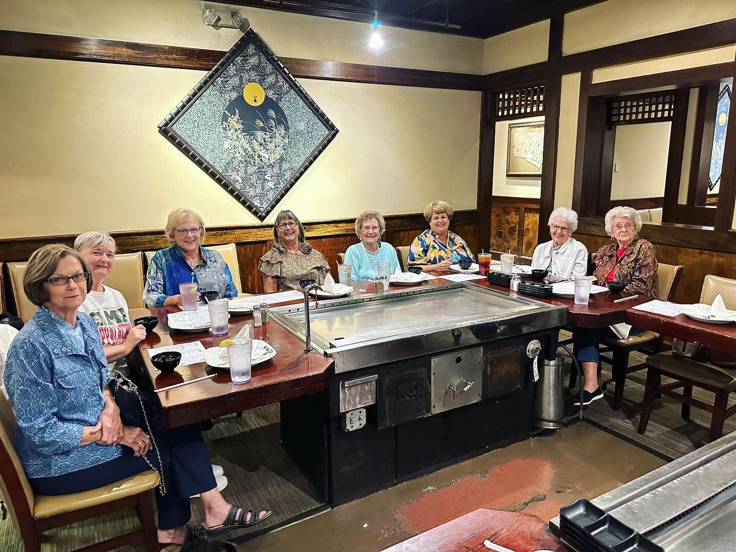 Grove Park Baptist Church seniors visit Miyabi Japanese Steakhouse