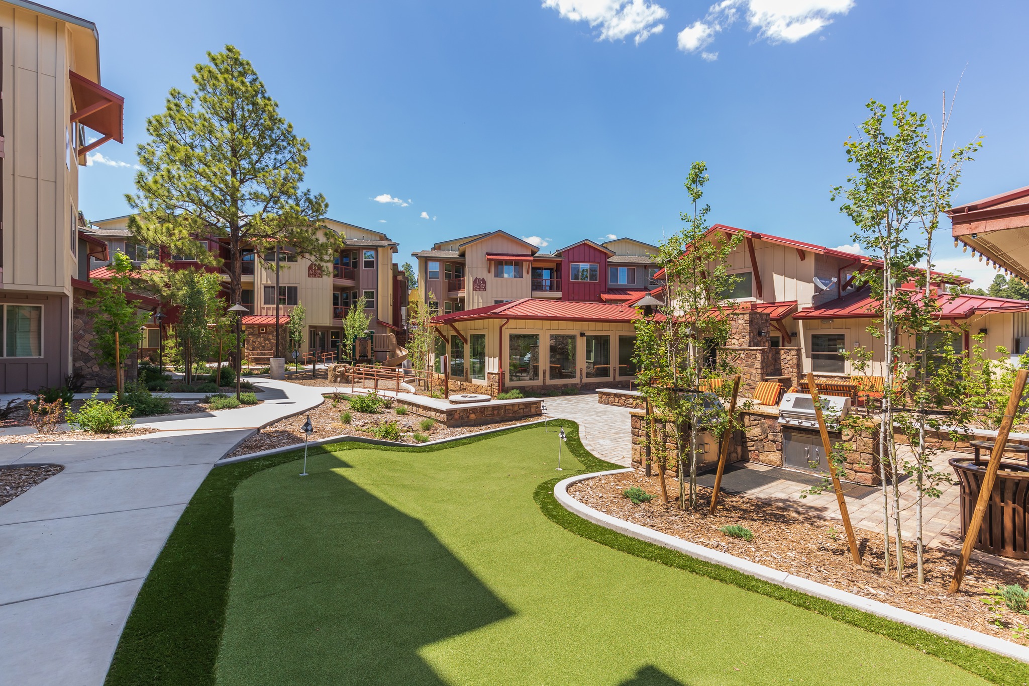 Curated visual reference: Visual Reference: Mountain Trail Apartments